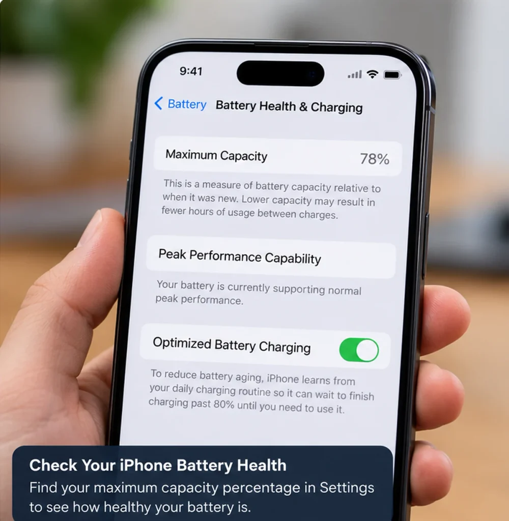 iphone battery health check