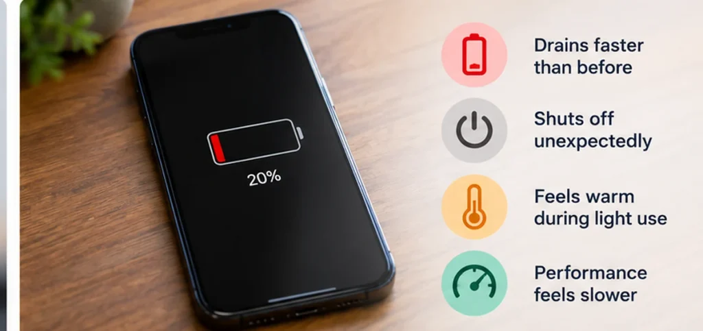 iphone battery wear signs